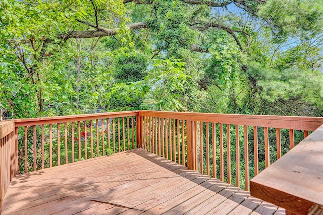 1132 Hamilton Ave SW, Roanoke, VA 24015 - view of wooden deck