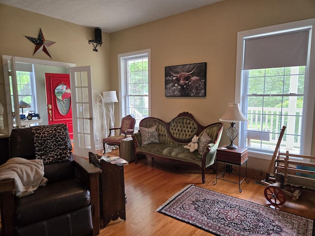6733 Floyd Hwy S, Willis, VA 24380 - living room with wood finished floors