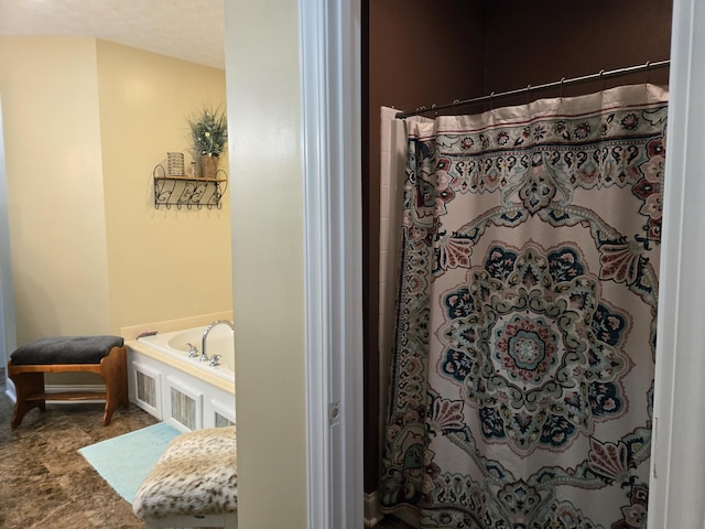 6733 Floyd Hwy S, Willis, VA 24380 - bathroom featuring a tub and a shower with curtain
