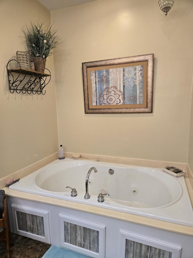 6733 Floyd Hwy S, Willis, VA 24380 - bathroom featuring a tub with jets