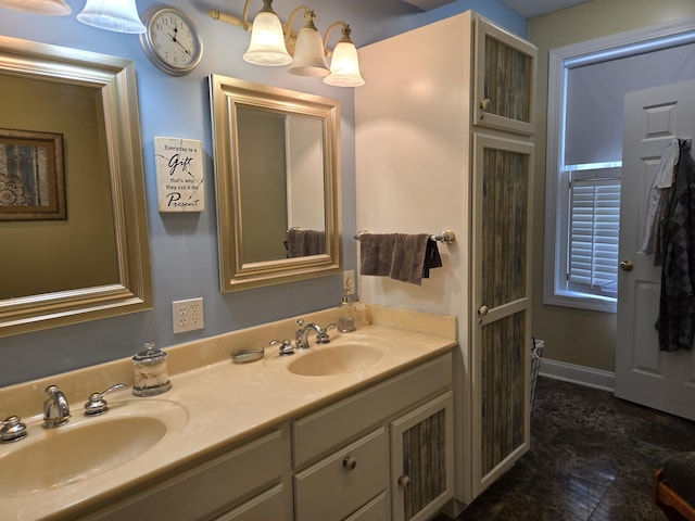6733 Floyd Hwy S, Willis, VA 24380 - bathroom featuring double vanity