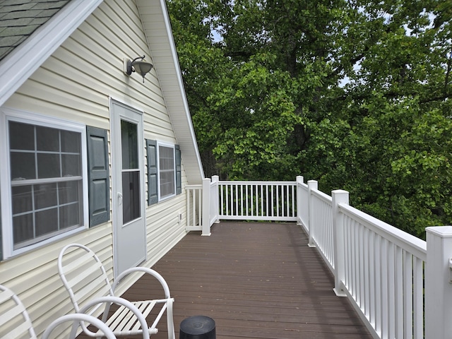 6733 Floyd Hwy S, Willis, VA 24380 - view of wooden deck