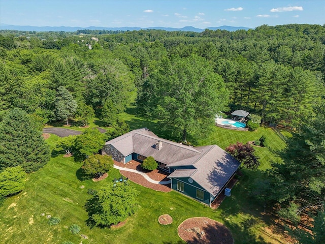 569 Sprinkle Rd, Fincastle, VA 24090 - view of subject property with a heavily wooded area