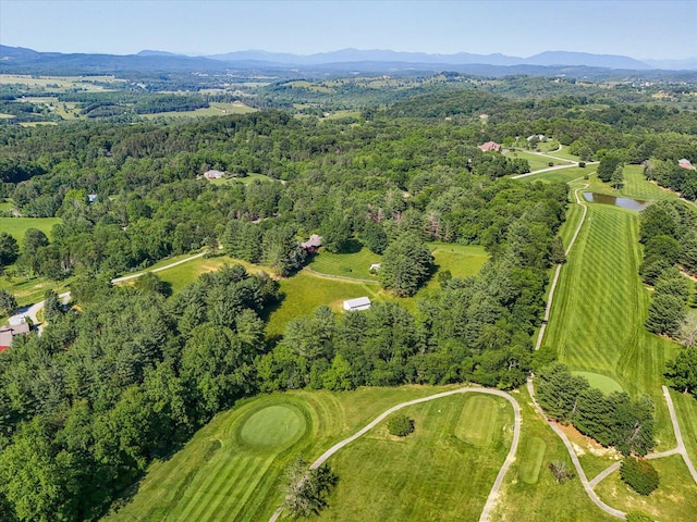 569 Sprinkle Rd, Fincastle, VA 24090 - aerial view of property's location with a mountainous background and a forest