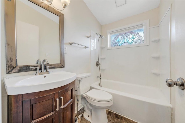 1046 Silverwood Rd NW, Roanoke, VA 24017 - full bath with vanity and washtub / shower combination
