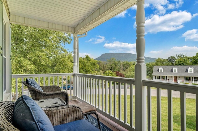 201 Jay Ridge Rd, Cloverdale, VA 24077 - balcony with a mountain view