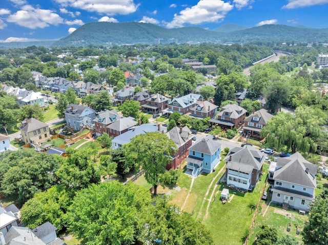 825 Day Ave SW, Roanoke, VA 24016 - aerial perspective of suburban area featuring mountains