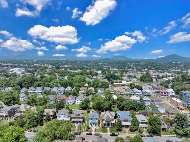 825 Day Ave SW, Roanoke, VA 24016 - aerial perspective of suburban area featuring mountains