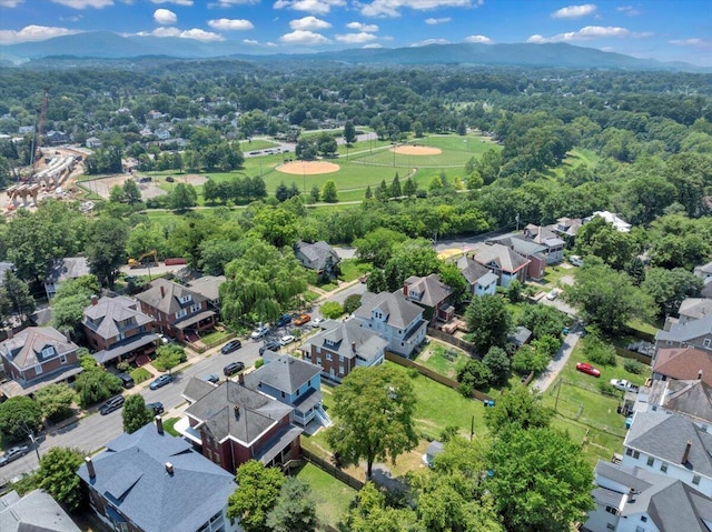 825 Day Ave SW, Roanoke, VA 24016 - aerial perspective of suburban area featuring a forest
