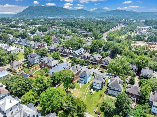 825 Day Ave SW, Roanoke, VA 24016 - aerial perspective of suburban area with a mountain backdrop
