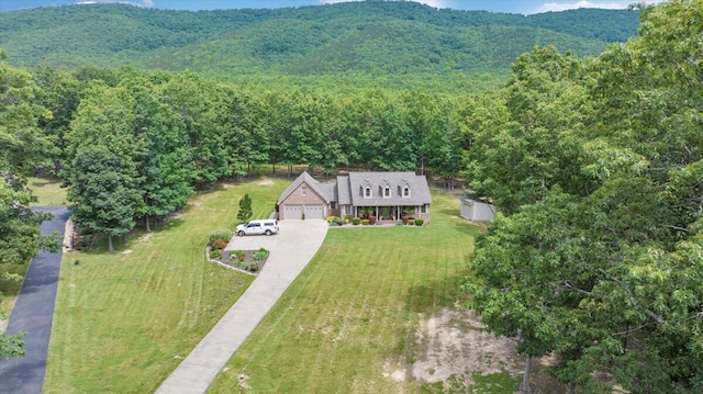 5335 Catawba Valley Dr, Catawba, VA 24070 - view of subject property featuring a heavily wooded area and a mountainous background