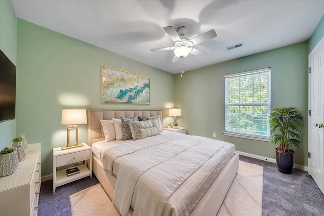 6061 Chagall Dr, Roanoke, VA 24018 - carpeted bedroom featuring baseboards and ceiling fan