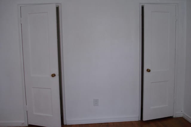 2419 Longview Ave SW Unit 15, Roanoke, VA 24014 - empty room featuring dark wood finished floors and baseboards