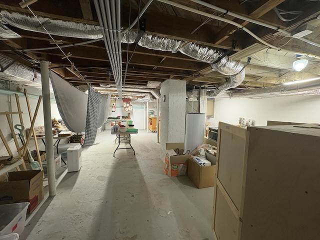 423 Turner Rd, Salem, VA 24153 - view of unfinished below grade area