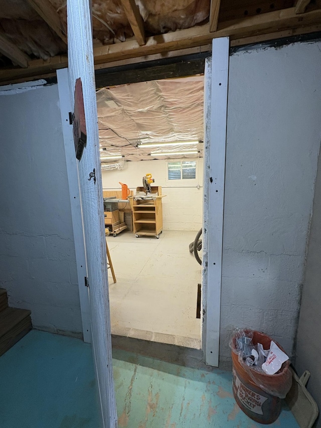 423 Turner Rd, Salem, VA 24153 - view of unfinished below grade area