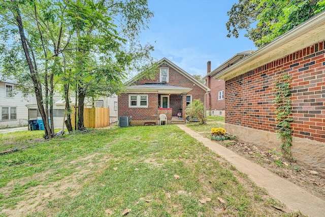 1618 8th St SE, Roanoke, VA 24013 - view of front of home featuring brick siding and central air condition unit