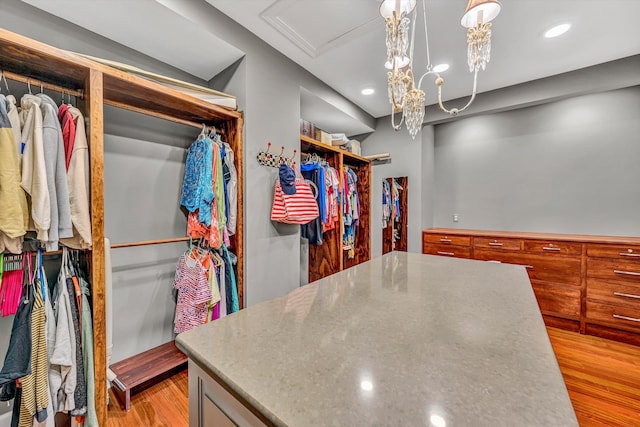 200 Fairway Dr, Penhook, VA 24137 - walk in closet with light wood-type flooring