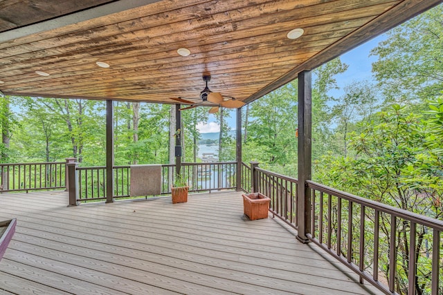 200 Fairway Dr, Penhook, VA 24137 - view of wooden deck