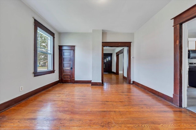 1523 Rorer Ave SW, Roanoke, VA 24016 - unfurnished room with wood finished floors and baseboards
