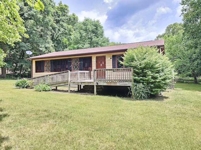 3 Pine Ln, New Castle, VA 24127 - ranch-style house featuring a front lawn