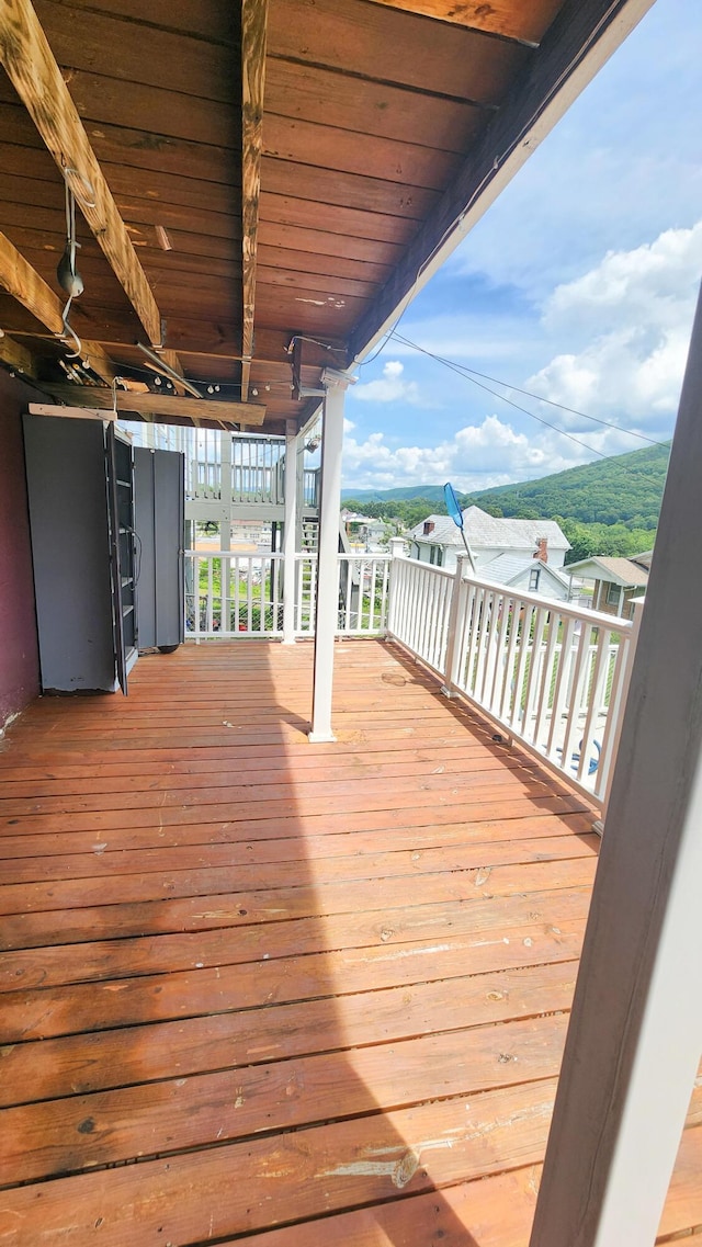 611 Alleghany St, Clifton Forge, VA 24422 - view of wooden deck