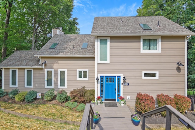 800 Long Island Dr, Moneta, VA 24121 - view of front of property with a chimney and roof with shingles