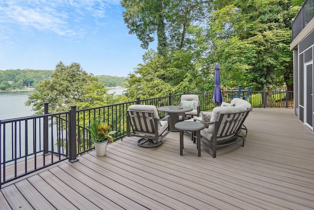 800 Long Island Dr, Moneta, VA 24121 - deck with a water view