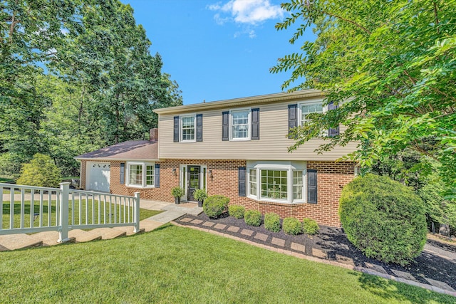 134 Sawyer Dr, Salem, VA 24153 - colonial inspired home featuring brick siding and an attached garage