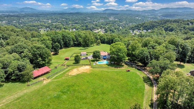 5880 Sugar Loaf Mountain Rd, Roanoke, VA 24018 - view of rural area with a mountainous background and a heavily wooded area