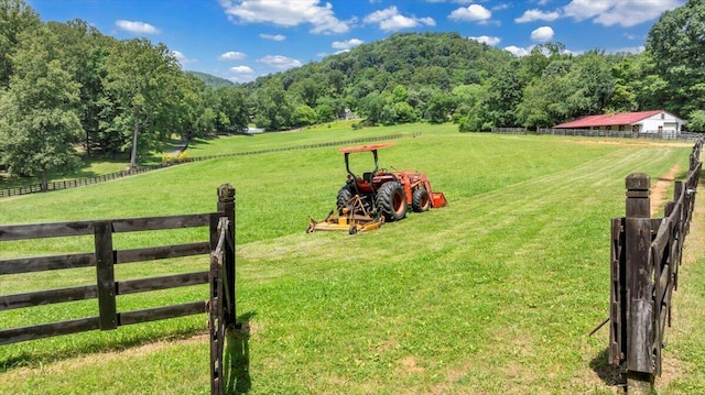 5880 Sugar Loaf Mountain Rd, Roanoke, VA 24018 - view of yard featuring a rural view and a wooded view