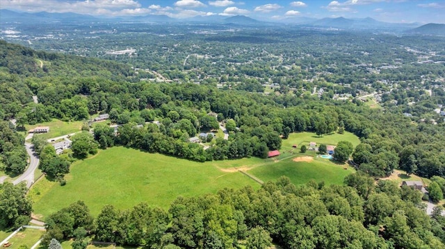 5880 Sugar Loaf Mountain Rd, Roanoke, VA 24018 - aerial view of a heavily wooded area and a mountainous background