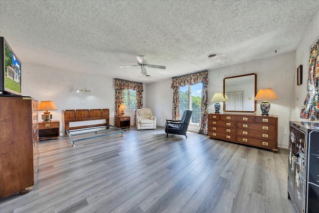 5880 Sugar Loaf Mountain Rd, Roanoke, VA 24018 - bedroom featuring a textured ceiling, wood finished floors, access to exterior, and a textured wall