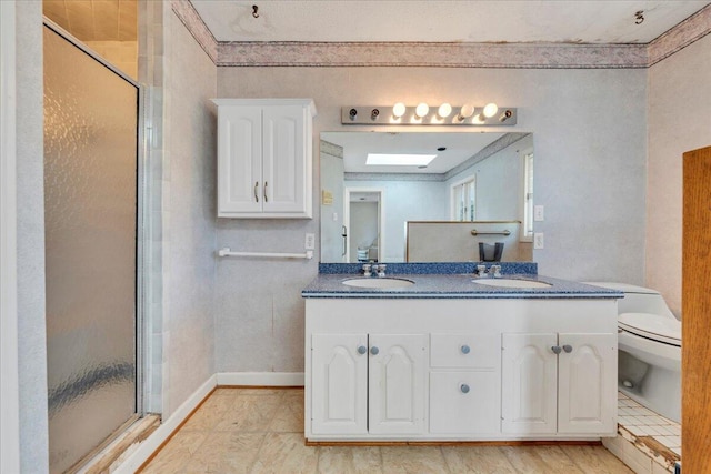 5880 Sugar Loaf Mountain Rd, Roanoke, VA 24018 - full bathroom with a shower stall and double vanity