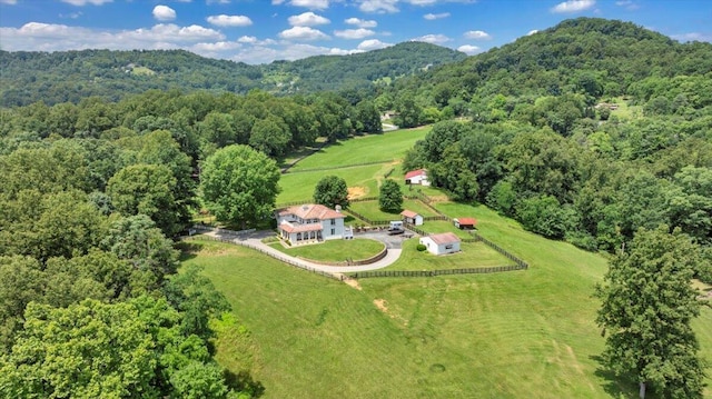 5880 Sugar Loaf Mountain Rd, Roanoke, VA 24018 - overview of rural landscape featuring a heavily wooded area and a mountainous background