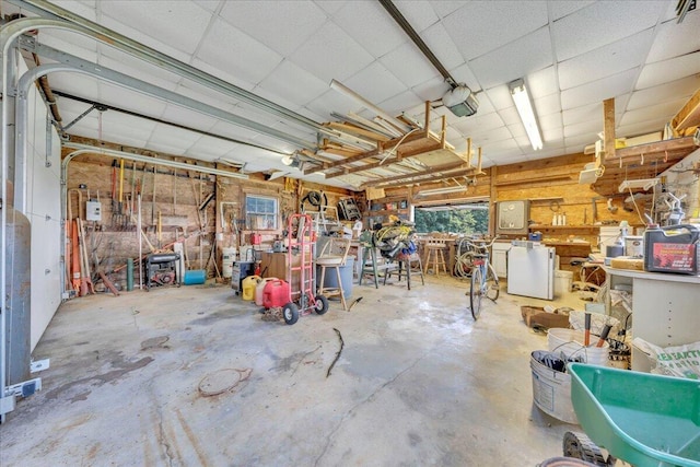 5880 Sugar Loaf Mountain Rd, Roanoke, VA 24018 - garage featuring a workshop area and electric panel