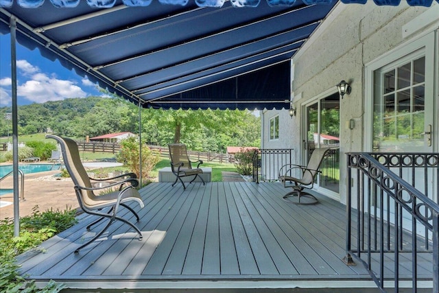 5880 Sugar Loaf Mountain Rd, Roanoke, VA 24018 - view of wooden terrace