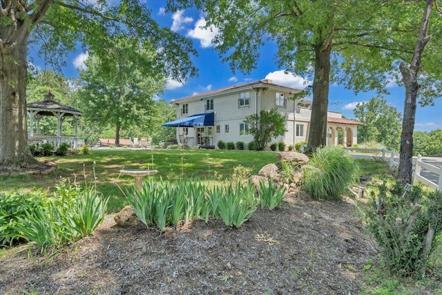 5880 Sugar Loaf Mountain Rd, Roanoke, VA 24018 - view of grassy yard with a gazebo