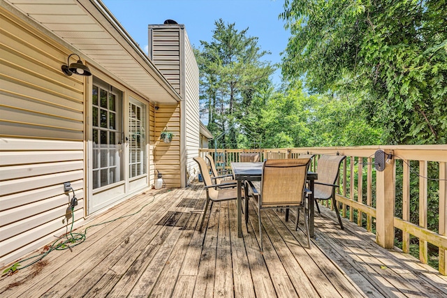 2343 Circle Dr SW, Roanoke, VA 24018 - deck featuring outdoor dining area