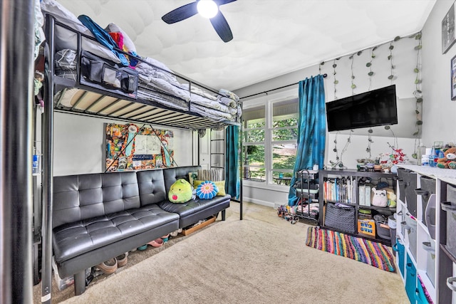 2343 Circle Dr SW, Roanoke, VA 24018 - bedroom featuring carpet and ceiling fan