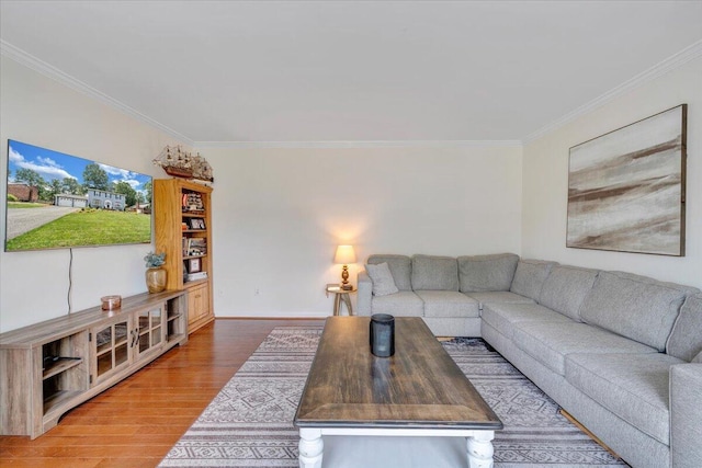 245 Queen Regent Ct, Blue Ridge, VA 24064 - living area with wood finished floors and crown molding