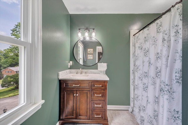 245 Queen Regent Ct, Blue Ridge, VA 24064 - full bath featuring vanity and a shower with curtain