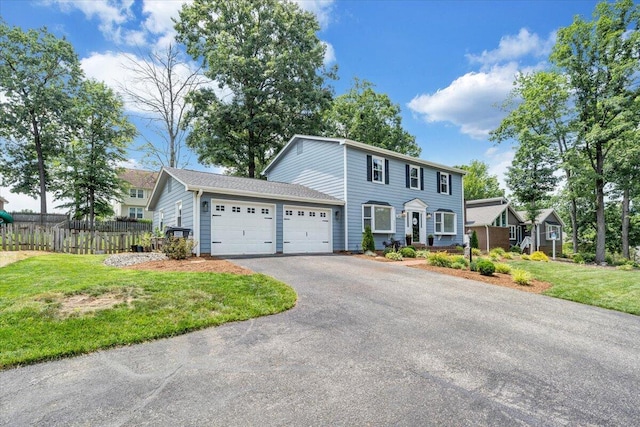 245 Queen Regent Ct, Blue Ridge, VA 24064 - colonial house with a garage and asphalt driveway