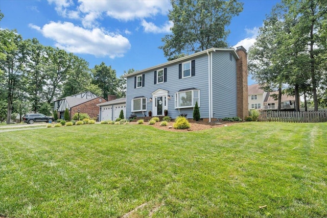 245 Queen Regent Ct, Blue Ridge, VA 24064 - colonial house with a chimney and a garage