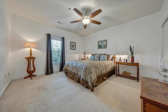 3040 Mcvitty Forest Dr Unit 211, Roanoke, VA 24018 - carpeted bedroom featuring baseboards and a ceiling fan