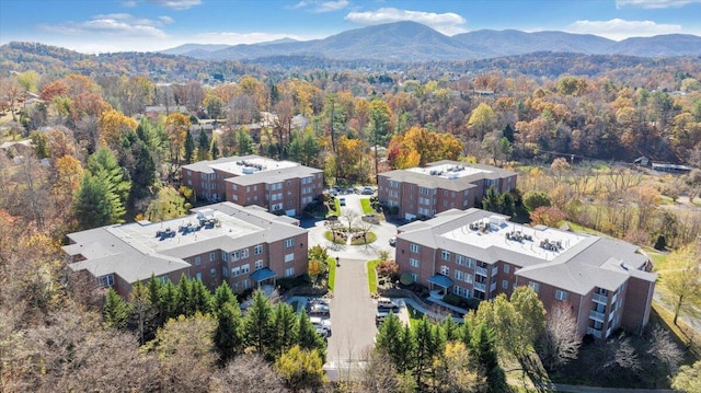 3040 Mcvitty Forest Dr Unit 211, Roanoke, VA 24018 - bird's eye view of a forest and a mountain backdrop