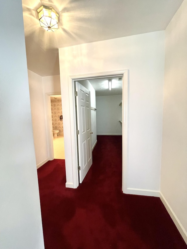 4845 Glen Ivy Ln SW Unit 209, Roanoke, VA 24018 - hallway featuring carpet flooring and baseboards