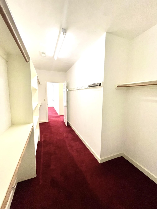 4845 Glen Ivy Ln SW Unit 209, Roanoke, VA 24018 - corridor featuring dark carpet and baseboards