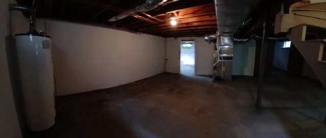 214 E Madison St, Covington, VA 24426 - below grade area featuring gas water heater