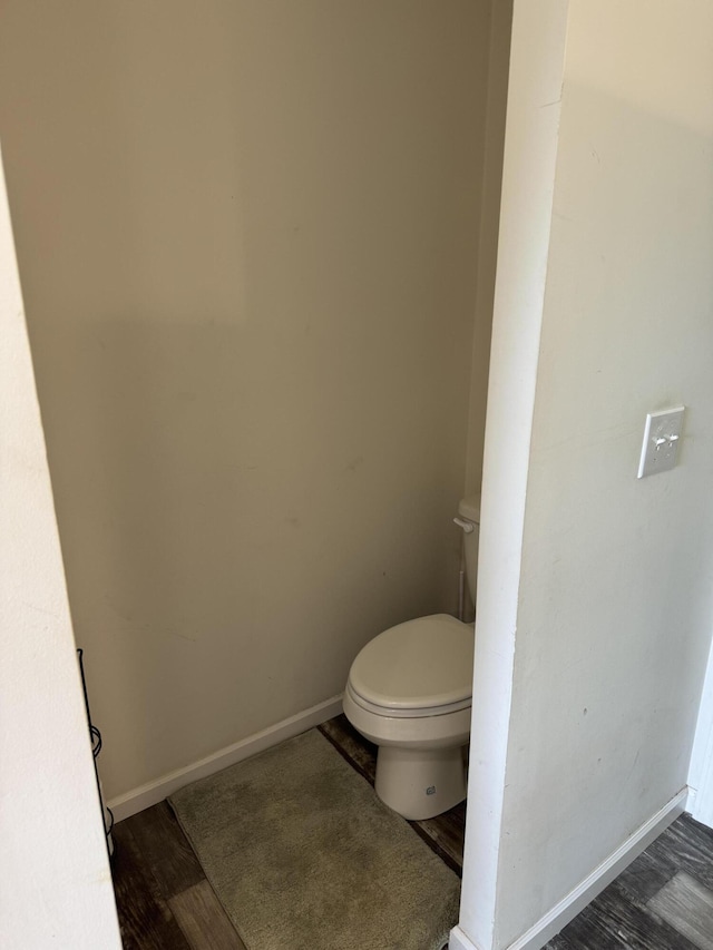 1148 Chapel View Ln, Goodview, VA 24095 - bathroom featuring toilet and wood finished floors