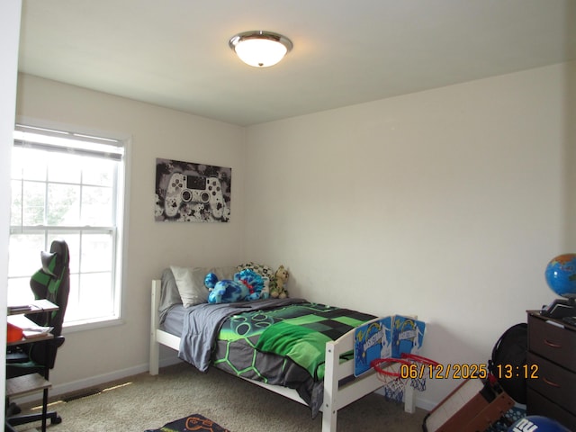 5605 Prunty Dr, Salem, VA 24153 - carpeted bedroom with baseboards